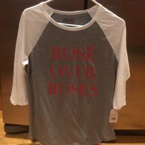 NWT grey and white 3/4 sleeves euc never worn